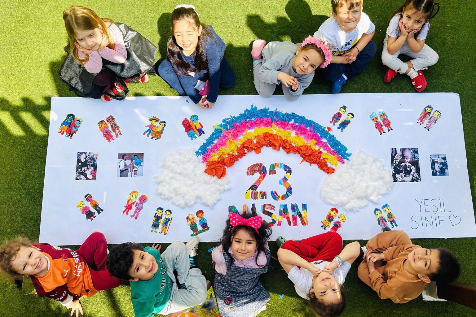 Efeler Belediyesi Gündüz Bakımevlerinde eğitim gören minik öğrenciler, 23 Nisan