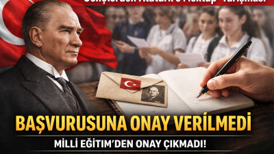 Eğitim-İş Sendikası’nın 19 Mayıs kapsamında düzenlediği “Gençlerden Atatürk’e Mektup” yarışması