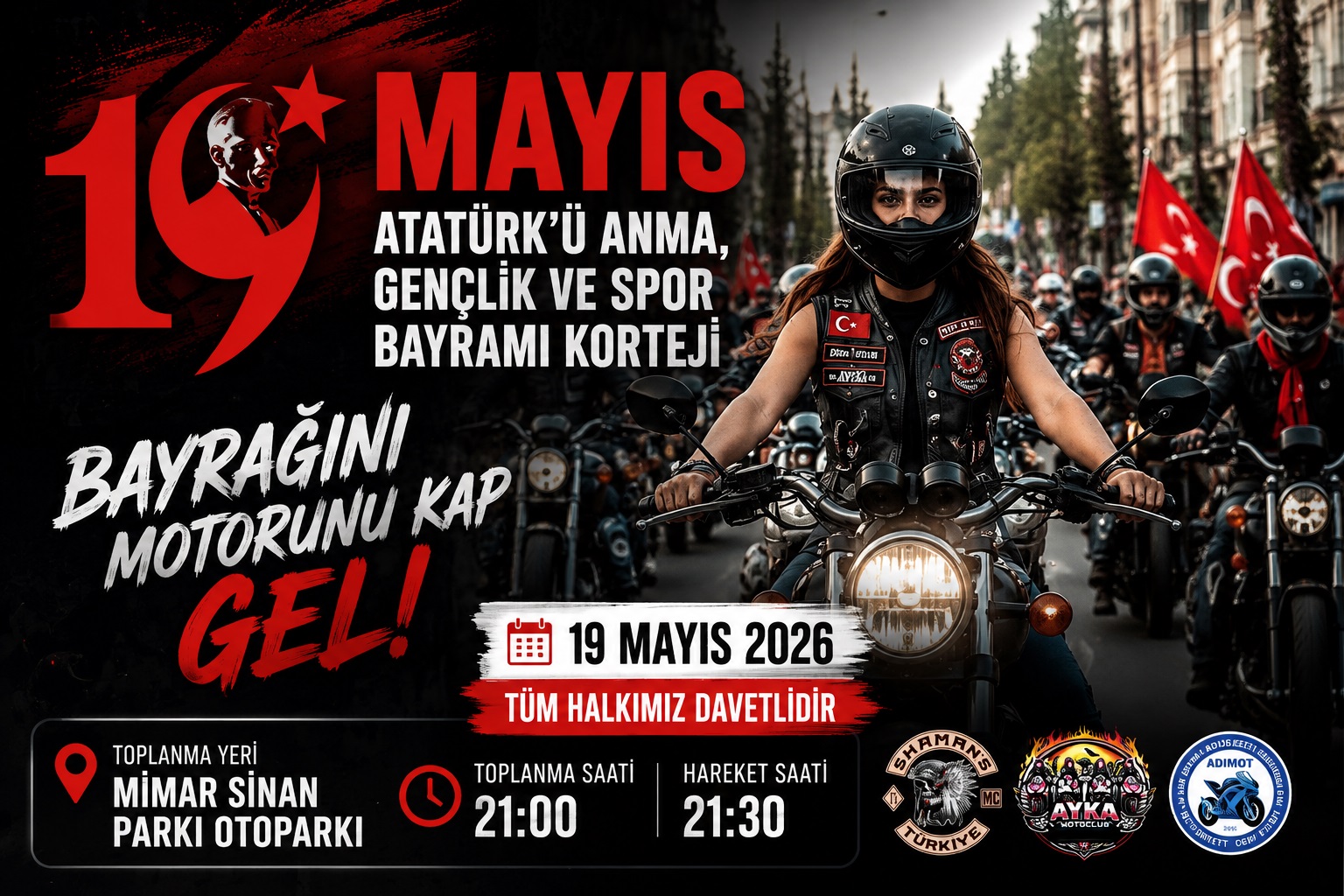 Aydın’da 19 Mayıs Atatürk’ü Anma, Gençlik ve Spor Bayramı kapsamında