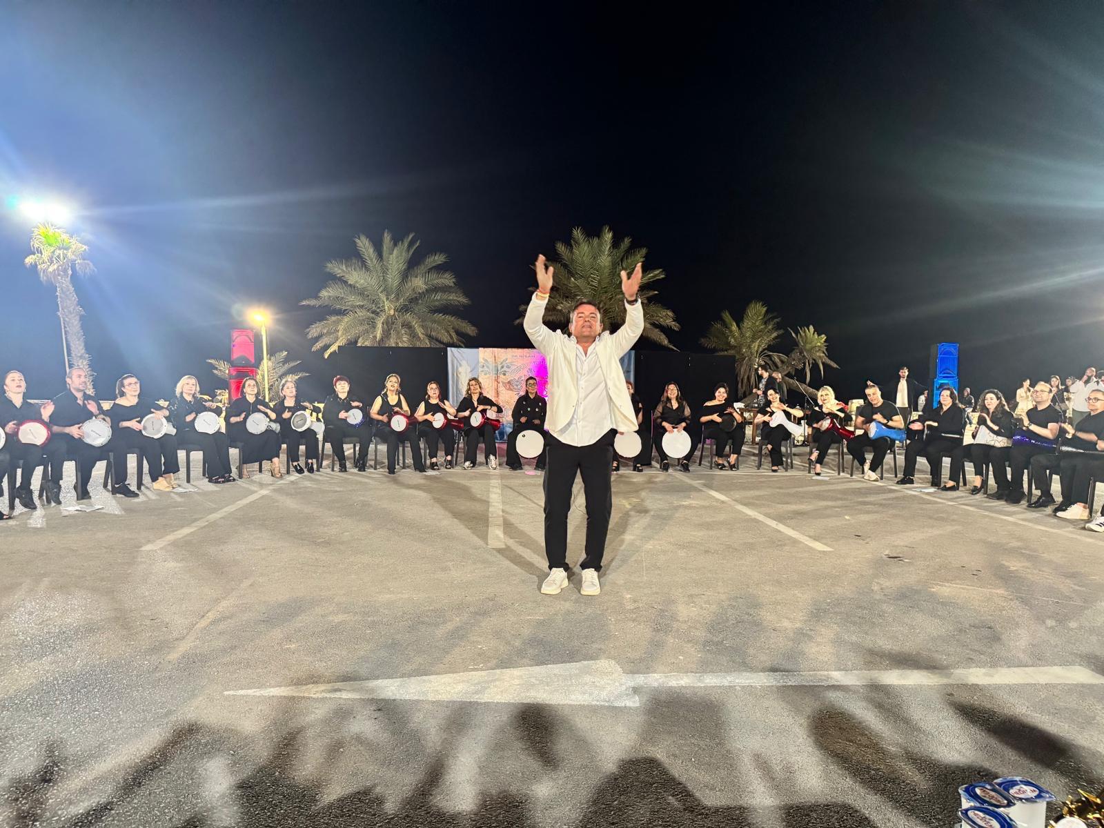 Aydınlı ritim topluluğu Rhythm Of Anatolia, Kuzey Kıbrıs Karpaz’da düzenlenen