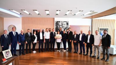 AK Parti Aydın heyeti, Aydın Büyükşehir Belediye Başkanı Özlem Çerçioğlu’nu