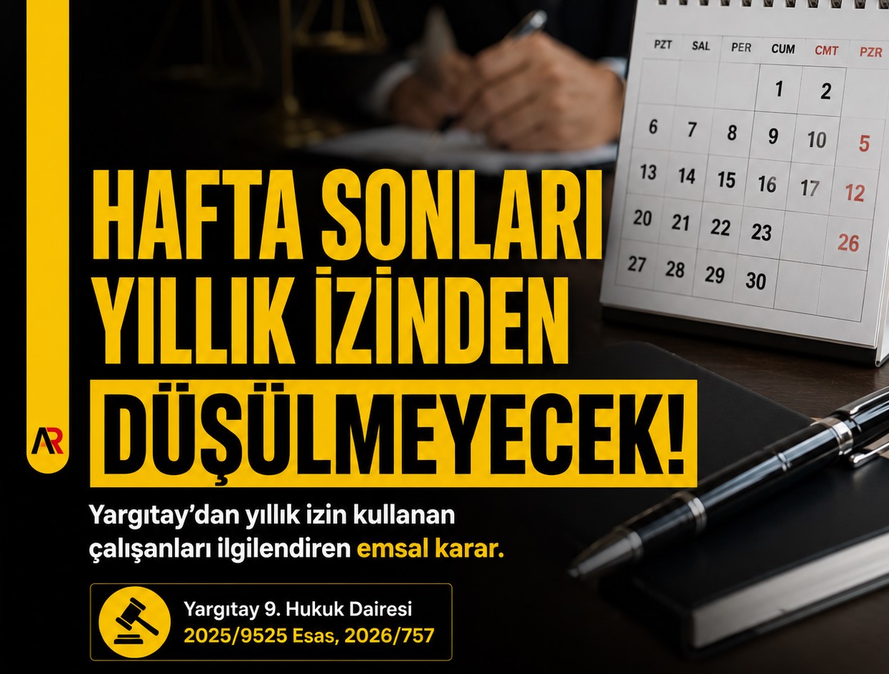 Yargıtay'dan milyonlarca çalışanı ilgilendiren emsal karar geldi. Hafta tatili günlerinin