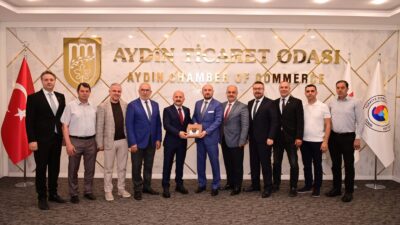 Aydın Valisi Dr. Osman Varol, Aydın Ticaret Odası’na gerçekleştirdiği ziyarette