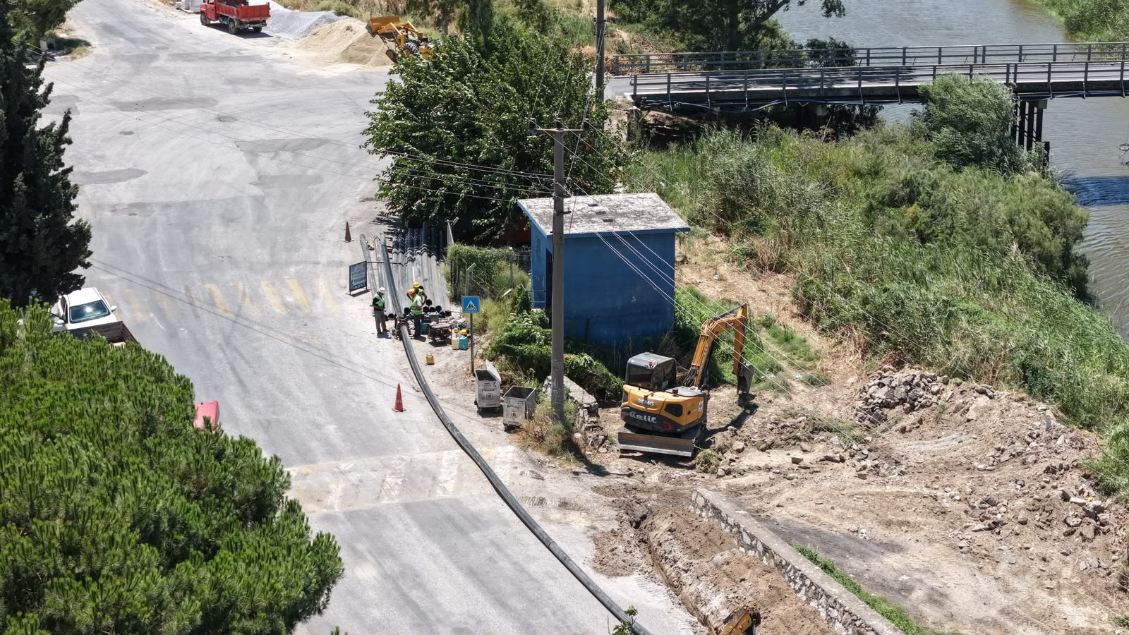 Aydın Büyükşehir Belediyesi ve ASKİ Genel Müdürlüğü tarafından Söke'nin Sarıkemer