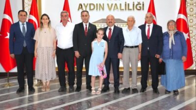 Aydın Valisi Dr. Osman Varol, şehit aileleri ve gazilerle bir