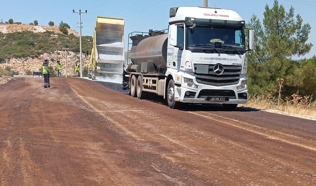 Aydın Büyükşehir Belediyesi 17 İlçede Yol Çalışmalarını Sürdürüyor Aydın Büyükşehir Belediyesi, Fen İşleri Dairesi Başkanlığı koordinesinde 17 ilçede