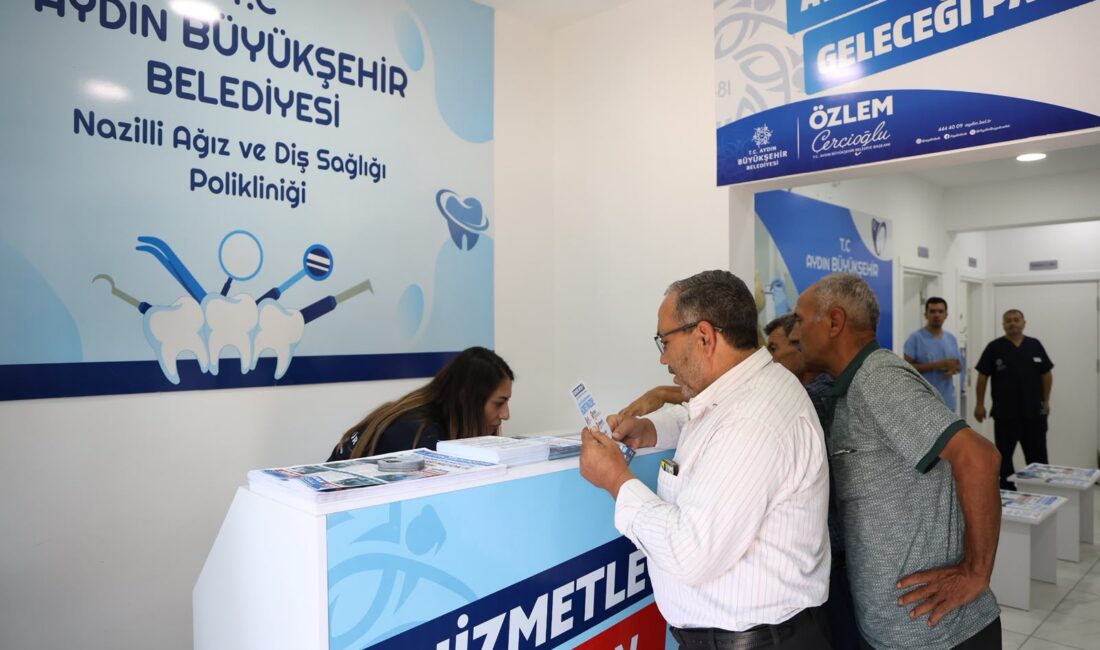 Aydın Büyükşehir Belediyesi'nin ücretsiz Ağız ve Diş Sağlığı Poliklinikleri, kırsal