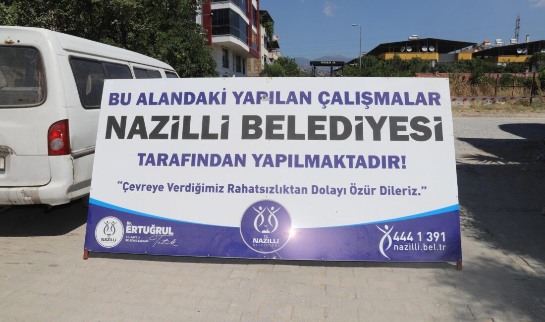Nazilli’de Yıllardır Sorun Olan Yol Yenilendi Nazilli Belediyesi, Aydoğdu Mahallesi'nde yaklaşık bin metrelik güzergahta sıcak asfalt