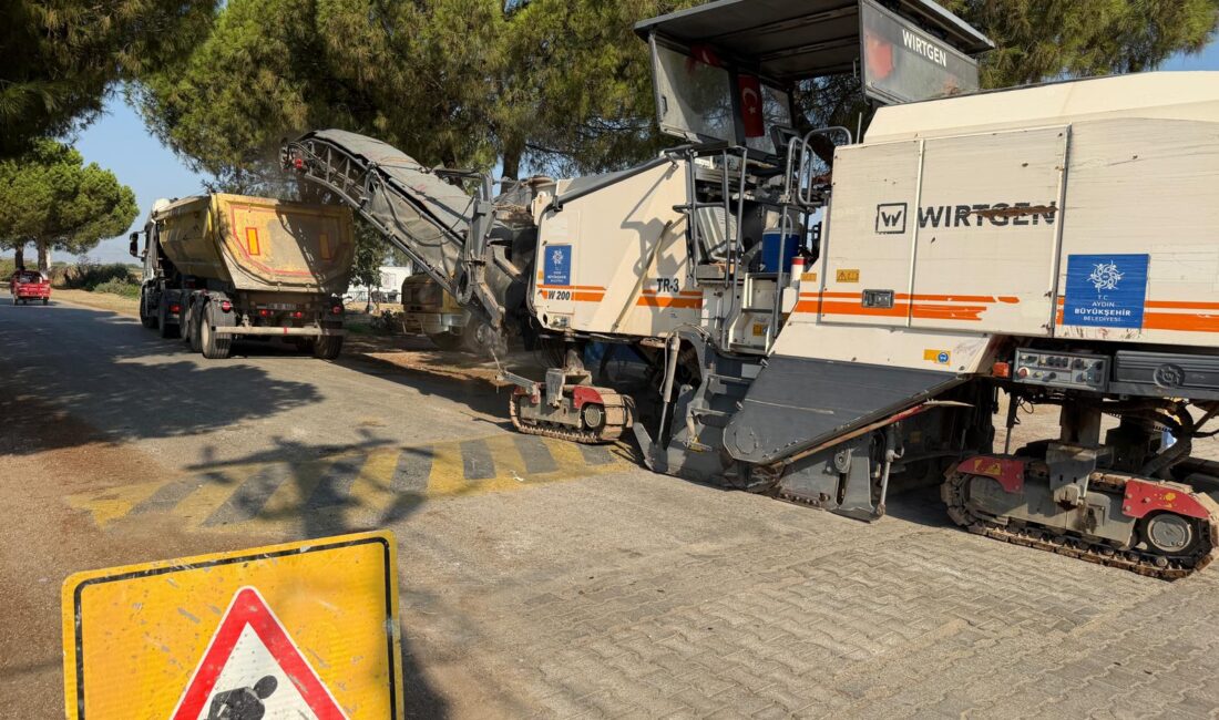 Aydın’ın 17 İlçesinde Ulaşım Seferberliği: Çalışmalar Eş Zamanlı Sürüyor Aydın Büyükşehir Belediyesi, 17 ilçenin tamamında yol yapım, bakım, onarım