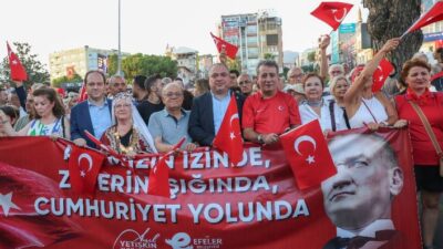 Efeler’de 30 Ağustos Zafer Bayramı coşkusu Zafer Turu ve Zafer