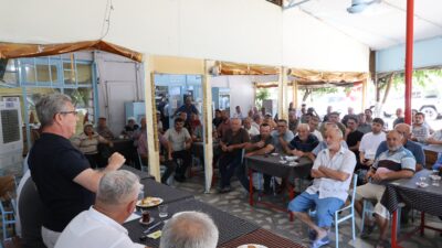 Nazilli Belediye Başkanı Dr. Ertuğrul Tetik, "Halk Buluşmaları" kapsamında Arslanlı