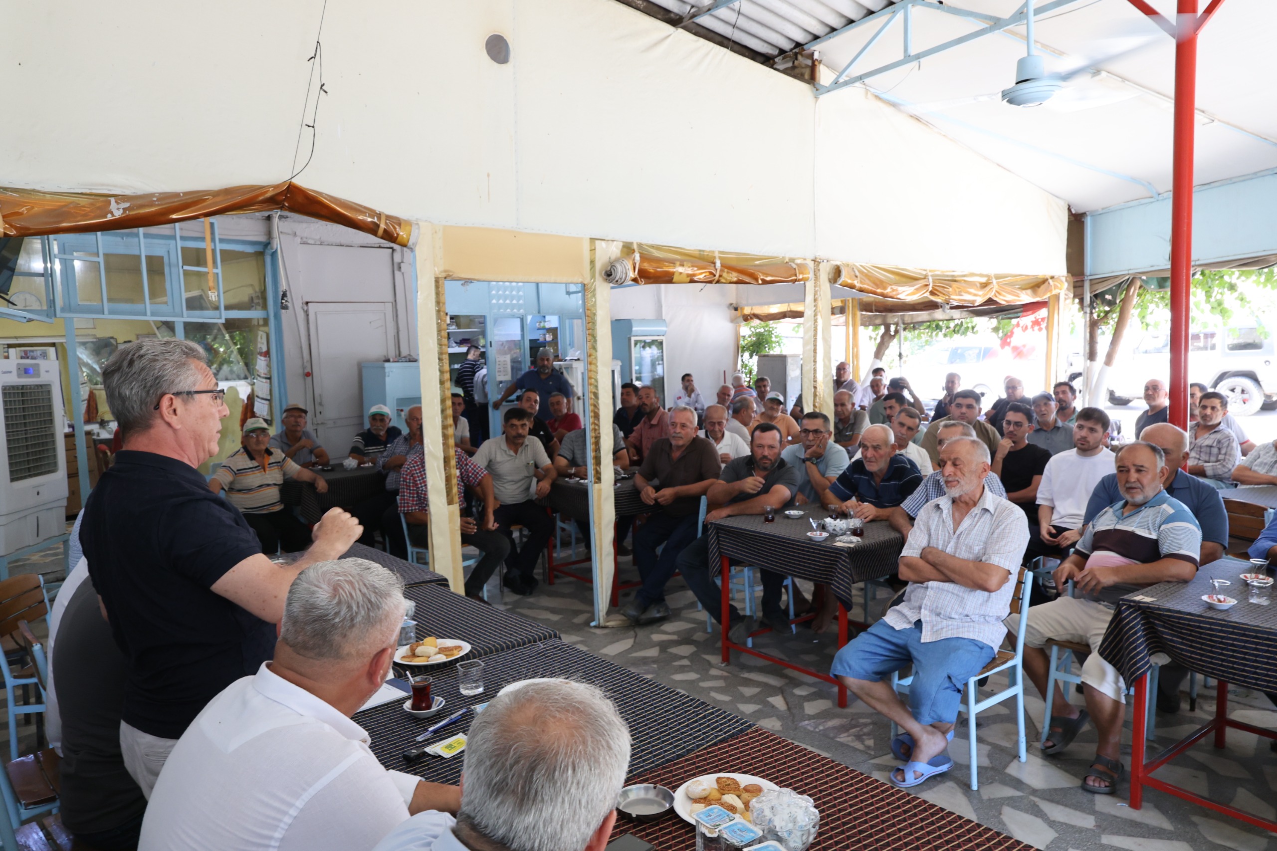 Nazilli Belediye Başkanı Dr. Ertuğrul Tetik, "Halk Buluşmaları" kapsamında Arslanlı
