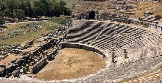 Milet Antik Kenti büyük tiyatro Didim Aydın