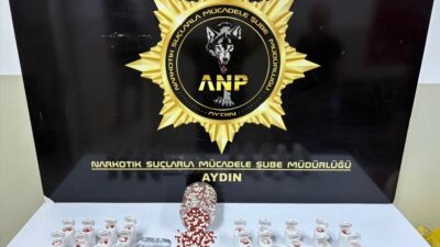Aydın’ın Efeler ilçesinde narkotik ekiplerinin düzenlediği operasyonda 2 bin 456