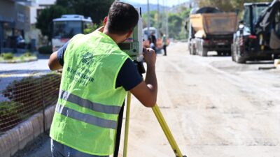 Söke Aydın Caddesi’nde yağmur suyu altyapısı ve yol yenileme çalışmaları