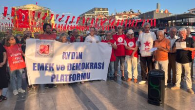 Aydın Emek ve Demokrasi Platformu Sözcüsü Ufuk Kartal, Aydın-İzmir Otoyolu’nun
