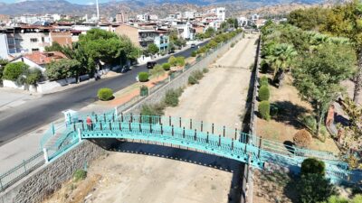 Nazilli Belediyesi, Yeşil Mahalle Çayı üzerindeki demir köprüde yenileme ve