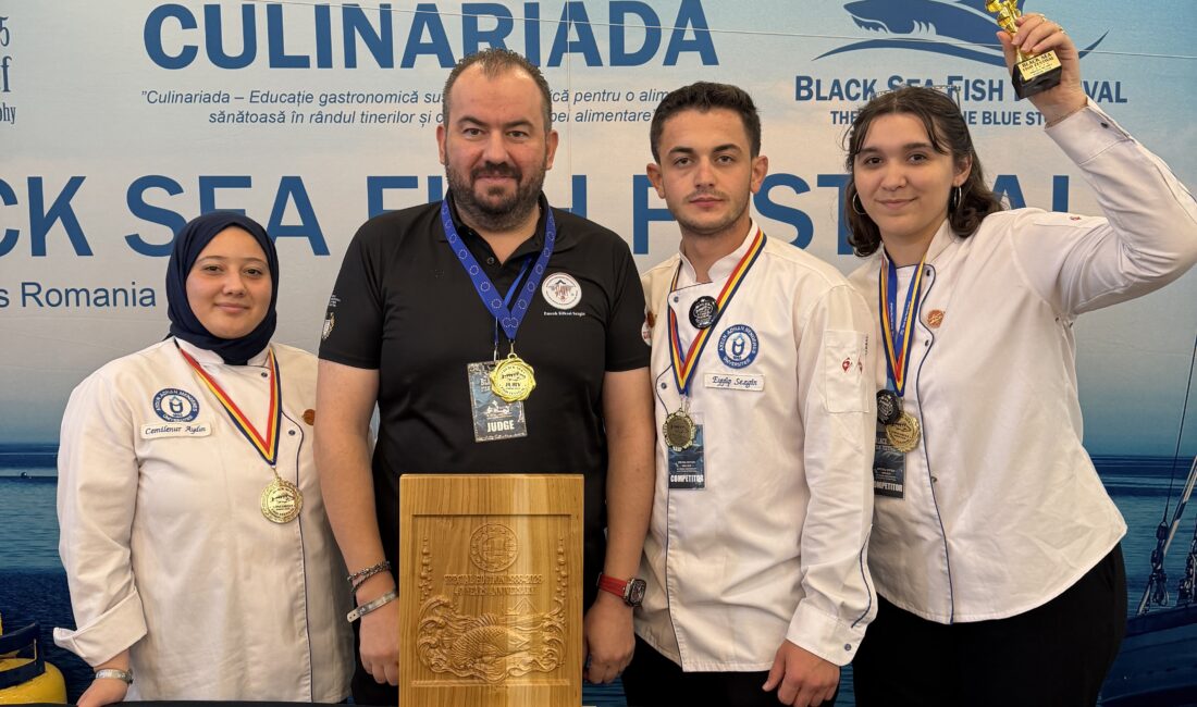 Aydınlı aşçılık öğrencileri Romanya’da zirveye çıktı Aydın Adnan Menderes Üniversitesi Kuşadası Davutlar Meslek Yüksekokulu Aşçılık Programı