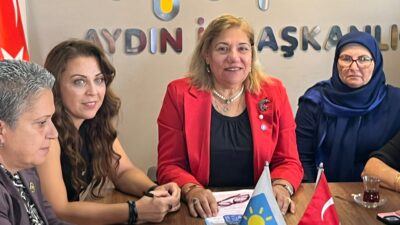 İYİ Parti Aydın İl Kadın Kolları Başkanı Rasime Cebişci, Türkiye’de