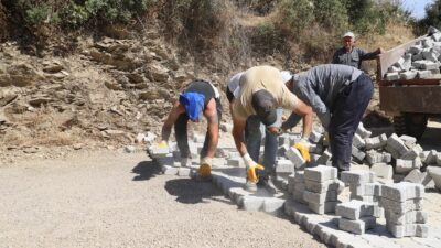 Nazilli Belediyesi, kent merkezinin yanı sıra kırsal mahallelerde de yol