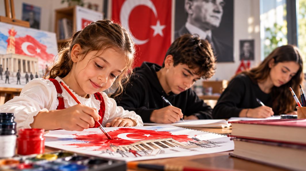Aydın’da 29 Ekim Temalı Ödüllü Resim, Şiir ve Kompozisyon Yarışması Aydın Büyükşehir Belediyesi, 29 Ekim Cumhuriyet Bayramı kapsamında öğrenciler için