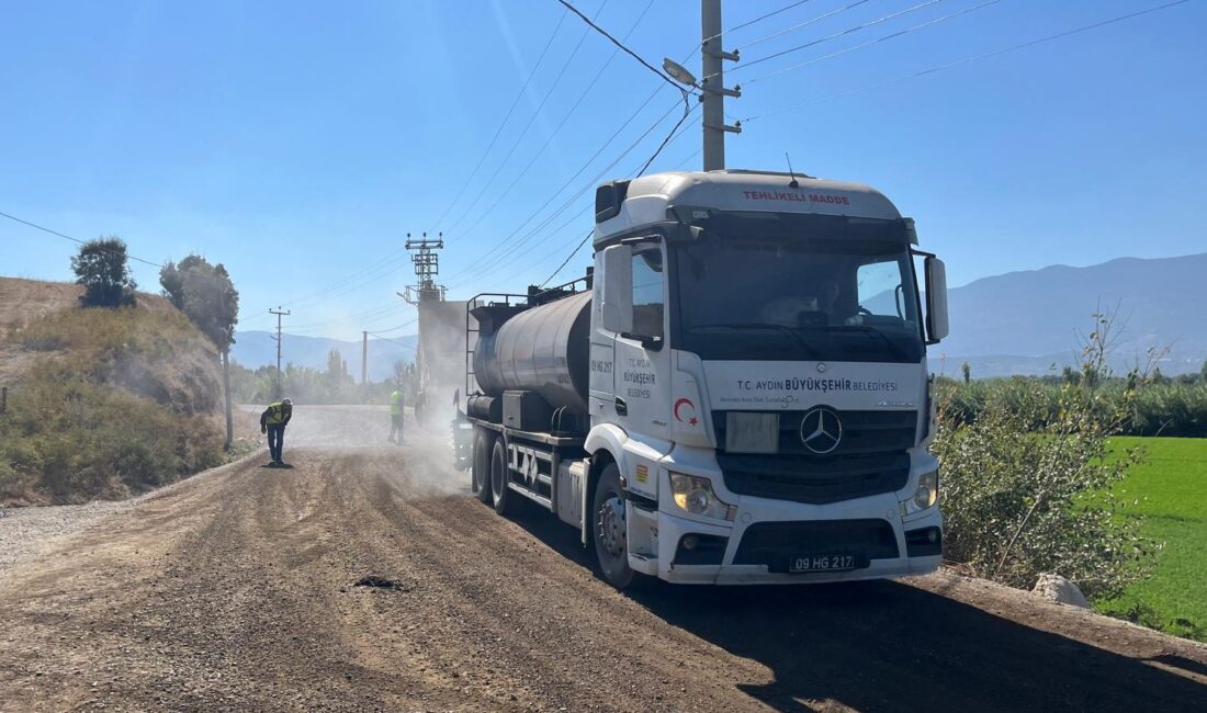 Aydın Büyükşehir Belediyesi, kent genelinde yol yapım, bakım, onarım ve