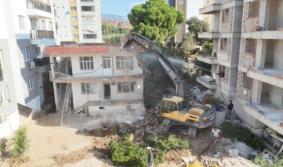 Nazilli Belediyesi, Yeşil Mahalle 622 Sokak’ta yol planı içerisinde kalan