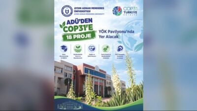Aydın Adnan Menderes Üniversitesi (ADÜ), iklim değişikliğiyle mücadele ve sürdürülebilirlik