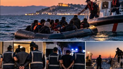 Aydın’ın Kuşadası ilçesi açıklarında 14 düzensiz göçmenin yakalanmasıyla başlayan soruşturmada,